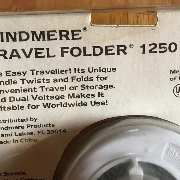 Windmere Travel Hair Dryer Vintage New - Picture 7 of 8